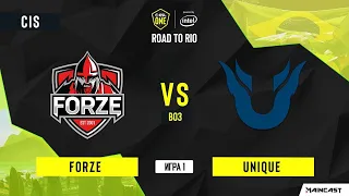 forZe vs Unique [Map 1, Dust 2] | BO3 | ESL One: Road to Rio