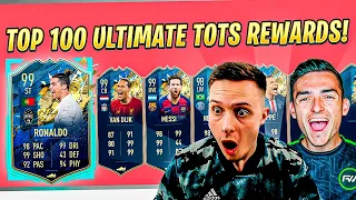 WHAT!? 2 99 PLAYERS IN 1 PACK!!! TOP 100 ULTIMATE TOTS FUT CHAMPIONS REWARDS! FIFA 20 ULTIMATE TEAM