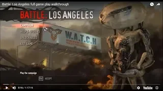 Battle: Los Angeles full game play walkthrough