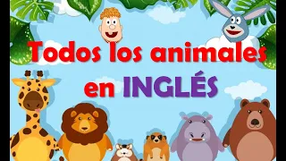 Todos los ANIMALES en INGLÉS para niños