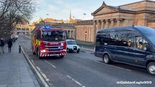 Fire engines responding