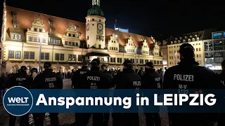 LEIPZIG IN SORGE: "Querdenken" darf laut OVG doch in Innenstadt demonstrieren