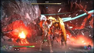 Ragnarok: Gna boss fight [Give me God of War difficulty]