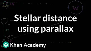 Stellar distance using parallax | Cosmology & Astronomy | Khan Academy