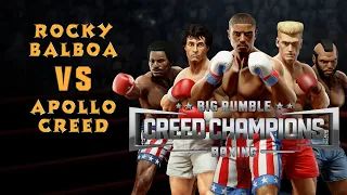 BIG RUMBLE BOXING:CREED CHAMPIONS!!! ARCADE ROCKY BALBOA VS APOLLO CREED (PC GAMEPLAY)