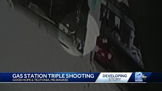 3 shot outside Milwaukee gas station