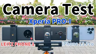 Xperia PRO-I vs LEITZ PHONE 1 vs iPhone 13 Pro カメラテスト/Camera Test