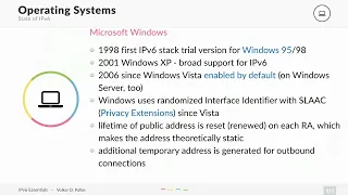 How IPv6 works with Windows, Linux and Mac OS!