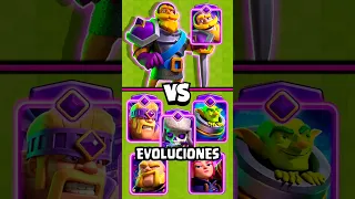 CABALLERO EVOLUCIONADO vs TODAS LAS CARTAS EVOLUCIONADAS | #clashroyale