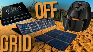 12v COOKING OFF GRID  ||  Induction Cooker & Air Fryer - My Experience After 10 Days On Solar Power