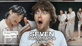 THIS ISN'T ALLOWED! (Jungkook - 'Seven' Official Performance Video | Reaction)