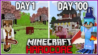 I Played Hardcore Modded Minecraft for 100 Days..