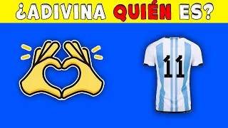 ¿Qué jugador es este?🏆️⚽Adivina el jugador por EMOJI, camisetas y banderas de jugadores de fútbol