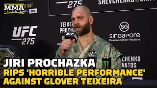 Jiri Prochazka Rips 'Horrible Performance' Against Glover Teixeira | UFC 275 | MMA Fighting