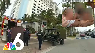 New police bodycam shows chaos, wounded child after Hollywood Beach Broadwalk mass shooting