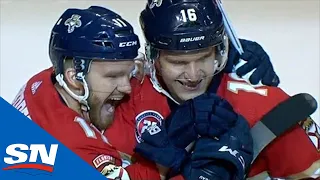 Aleksander Barkov Snaps 8-Game Goalless Drought Just 12 Seconds In