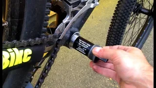 Замена каретки, Замена шатунов под квадрат. how to replace bottom bracket