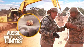 The Gold Gypsies Unearth $1,600 Gold Nugget On Their New Lease! | Aussie Gold Hunters