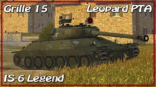 2.5k block IS-6 Legend • Grille 15 • Leopard PTA • WoT Blitz *SR