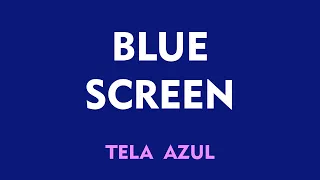 Rain Sound for Sleeping and Relaxing🌧 Blue Screen⏳ 11 Hours😴 Good Sleep!👑#13