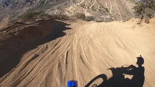 Baldy mesa hill climb to tree crash