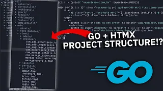 Golang + HTMX Project Structure | How I’ve Structured My HTMX Go App