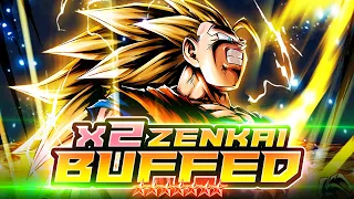 THE SUPREME KING OF KINGS GOT A ZENKAI BUFFER! 2x ZENKAI BUFFED LF SSJ3 WINS! | Dragon Ball Legends