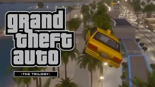 GTA Trilogy: The Definitive Edition - FLYING CAR CHEAT GAMEPLAY!