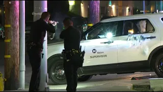 Suspect taken into custody after pursuit of stolen Metro Transit supervisor's SUV in Los Angeles, Ca