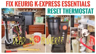 How To FIX Keurig K-Express Essentials Coffee Maker Not Working No Power  RESET IT