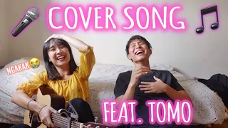 NYANYI SAMBIL NGAKAK😂 COVER LAGU INDONESIA & JEPANG BARENG @tomohiroyamashita0111