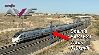 Madrid to Barcelona NONSTOP on Spain’s FASTEST Train!