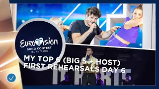 Eurovision 2019: First Rehearsals Big 5 + Host Top 6 (With Comments) || Esc Sharon