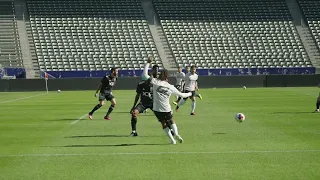 GOAL! Riqui Puig scores first in LA Galaxy preseason scrimmage vs D.C. United