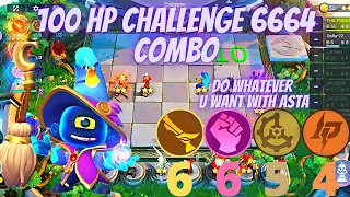 ASTA SKILL 1 DETAIL | 100 HP 6664 COMBO WITH ASTA DO ANYTHING | NEW MAGIC CHESS COMMANDER ASTA GUIDE