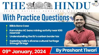 The Hindu Analysis by Prashant Tiwari | 9 January | Current Affairs Today | StudyIQ