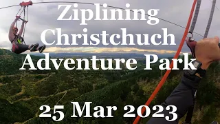 Christchurch Adventure Park Ziplining Fun (25 Mar 2023)