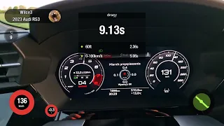 AUDI RS3 8Y 2.5 TFSI Acceleration 0-100 DRAGY