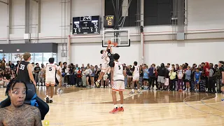 WEMBY jr POSTERED! Reacting To HOOPER DROPPED 55 POINTS ON MY AAU TEAM IN THE CHAMPIONSHIP GAME!