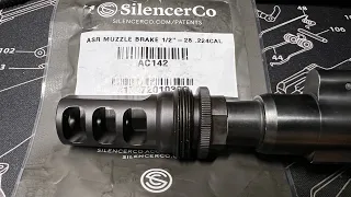 SilencerCo ASR Muzzle Brake 1/2” - 28 .224CAL