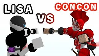 ConCon VS Lisa ► TORIBASH BATTLE against the BEST PLAYER