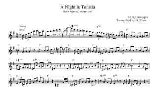 Byron - A Night In Tunisia Trumpet Solo