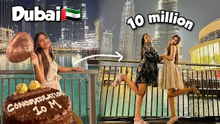 Celebrating 10 Million Subscribers in DUBAI!!🇦🇪 *Burj Khalifa*