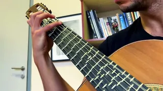 Bach’s Gigue on Microtonal Guitar in Bach’s student Kirnberger’s tuning - Burak Akan