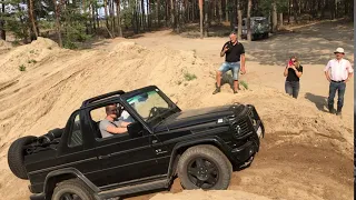 Mercedes G463 G500 convertible - sand ride