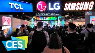 New TVs from CES 2024 - Walking Tour