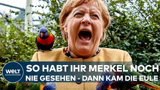 BUNDESTAGSWAHL 2021: Kurios! So haben Sie Kanzlerin Angela Merkel noch nie gesehen