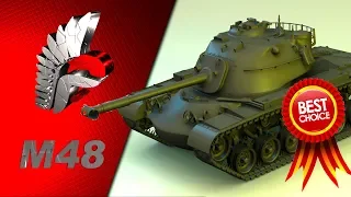 Best Medium Tanks #1 M48 World Of Tanks Blitz Gameplay