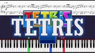 Korobeiniki / Tetris Theme (Piano Tiles Version) - Piano Tutorial w/ Sheets