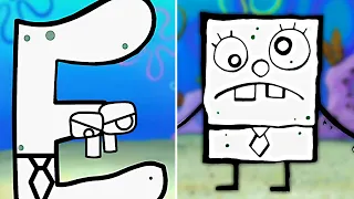 Spongebob Doodlebob vs Alphabet Lore